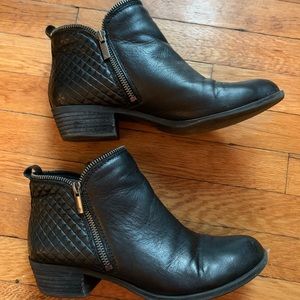 Lucky Brand Bartalino stud embossed leather boots